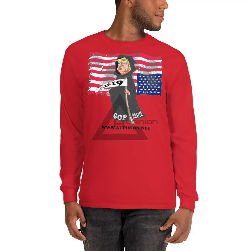 Gop Reaper Long Sleeve Shirt Red / S