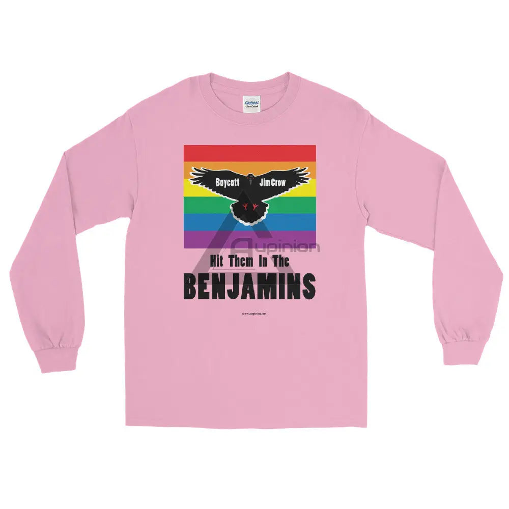 Lgbt Long Sleeve Shirt Light Pink / S