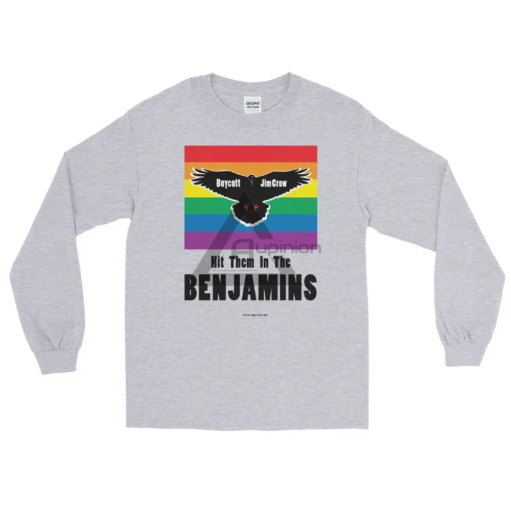 Lgbt Long Sleeve Shirt Sport Grey / S