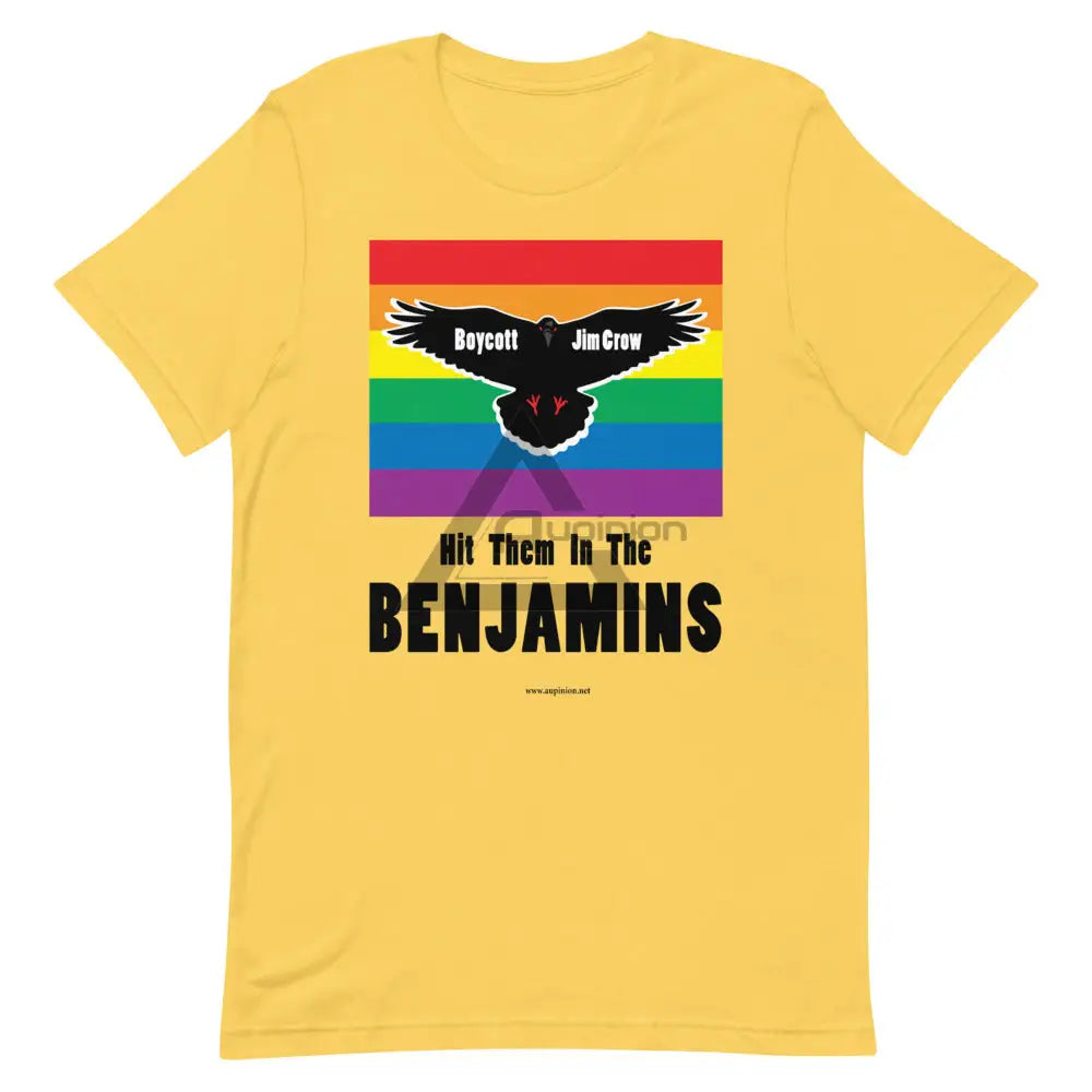 Lgbt Short-Sleeve T-Shirt Yellow / S