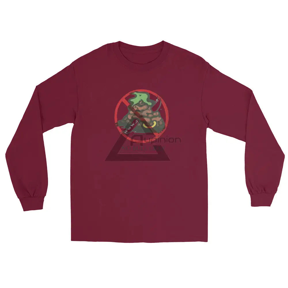 No Bs Long Sleeve Maroon / S