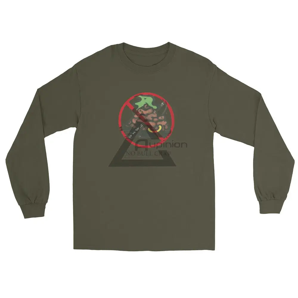 No Bs Long Sleeve Military Green / S