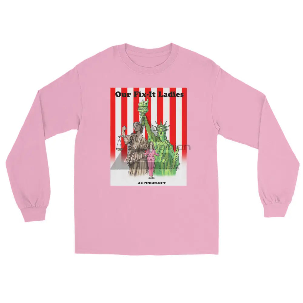 Our Fix-It Ladies Long Sleeve Light Pink / S