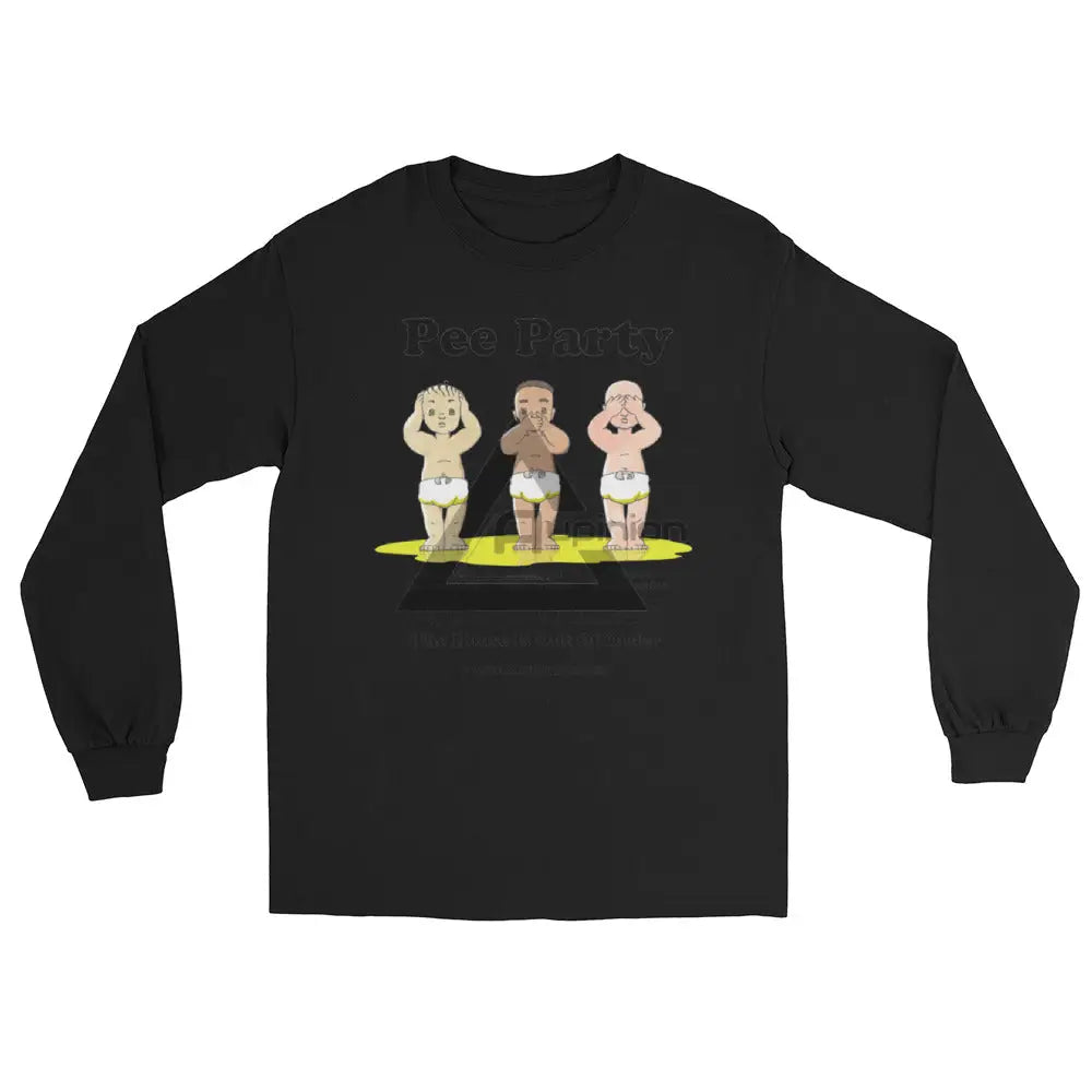 Pee Party Long Sleeve Black / S