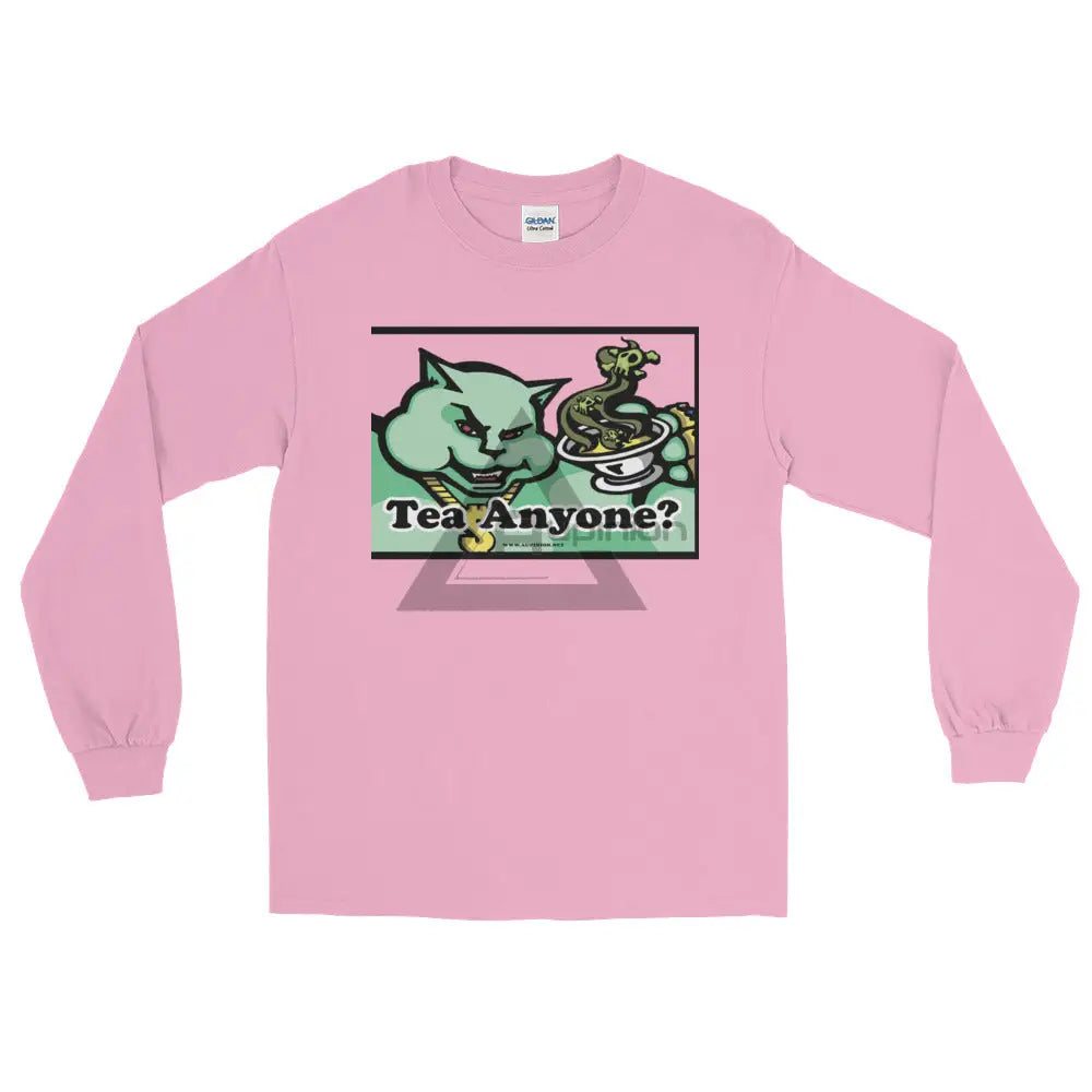 Tea Anyone Long Sleeve T-Shirt Light Pink / S