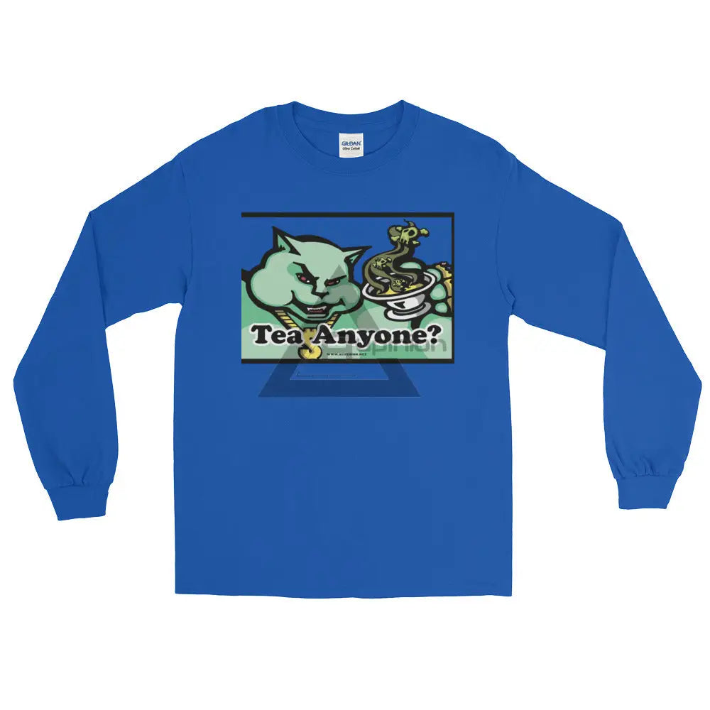 Tea Anyone Long Sleeve T-Shirt Royal / S