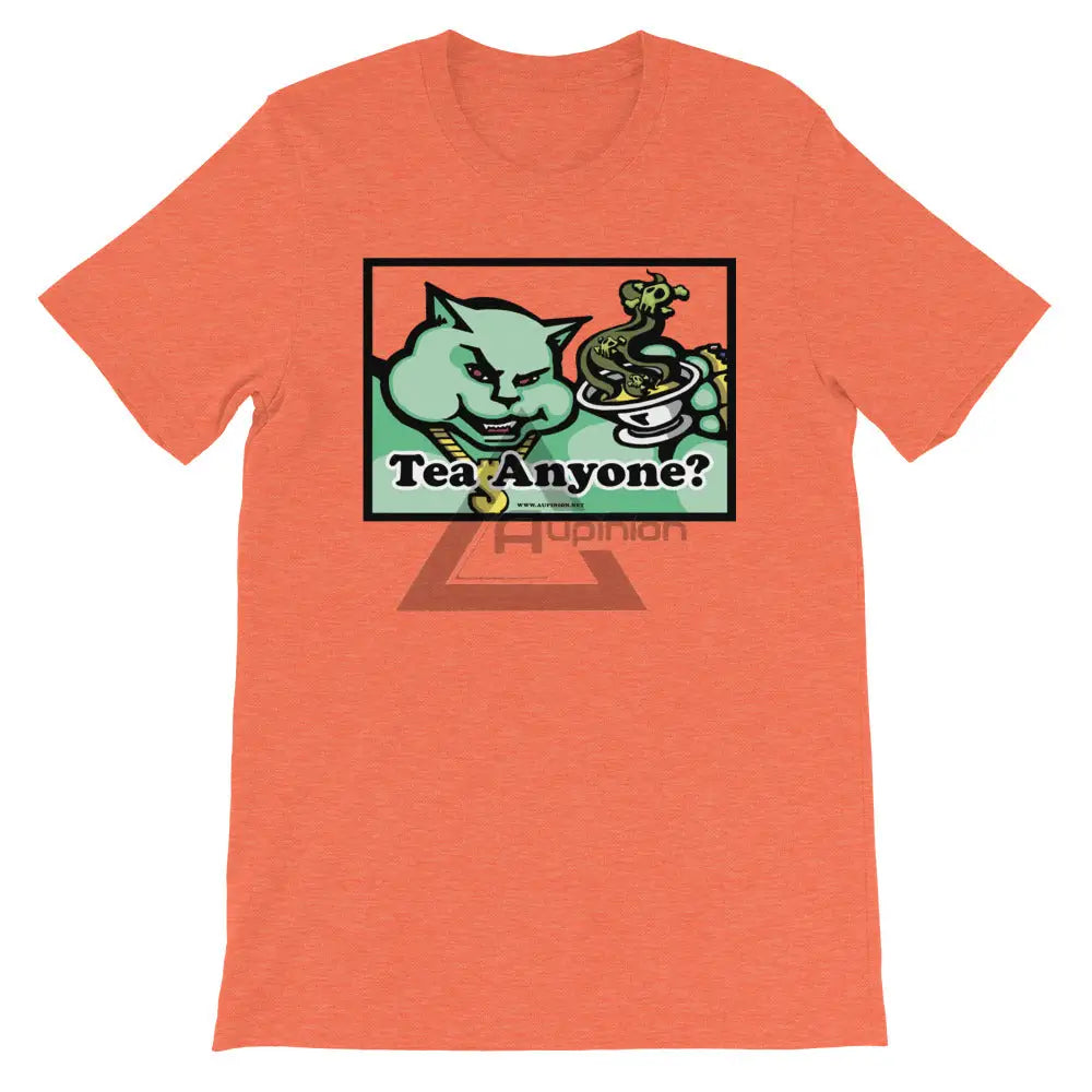 Tea Anyone Short-Sleeve T-Shirt Heather Orange / S