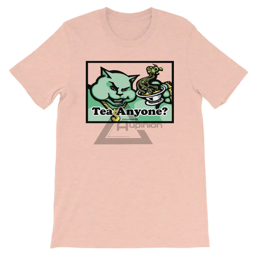 Tea Anyone Short-Sleeve T-Shirt Heather Prism Peach / Xs