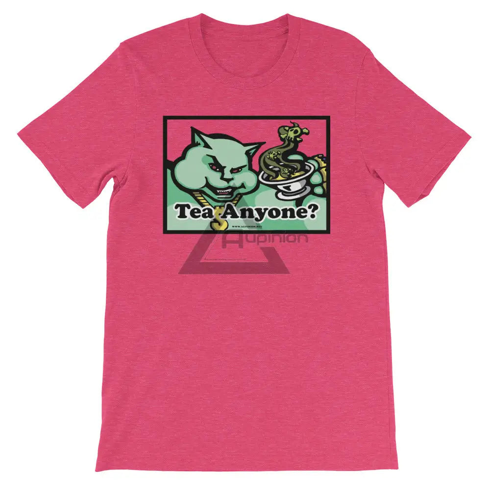 Tea Anyone Short-Sleeve T-Shirt Heather Raspberry / S