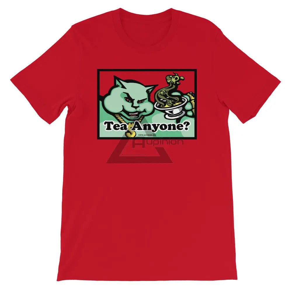 Tea Anyone Short-Sleeve T-Shirt Red / S