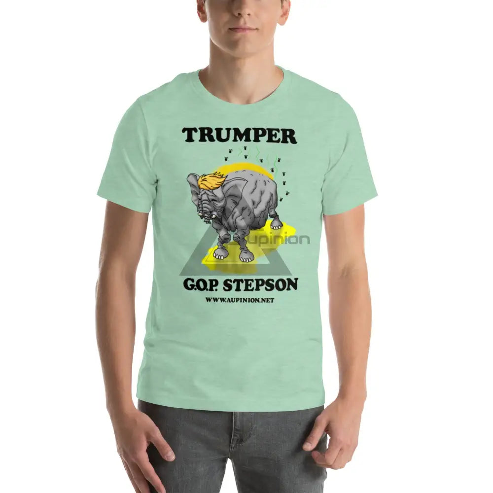 Trumper Short Sleeve Heather Prism Mint / Xs