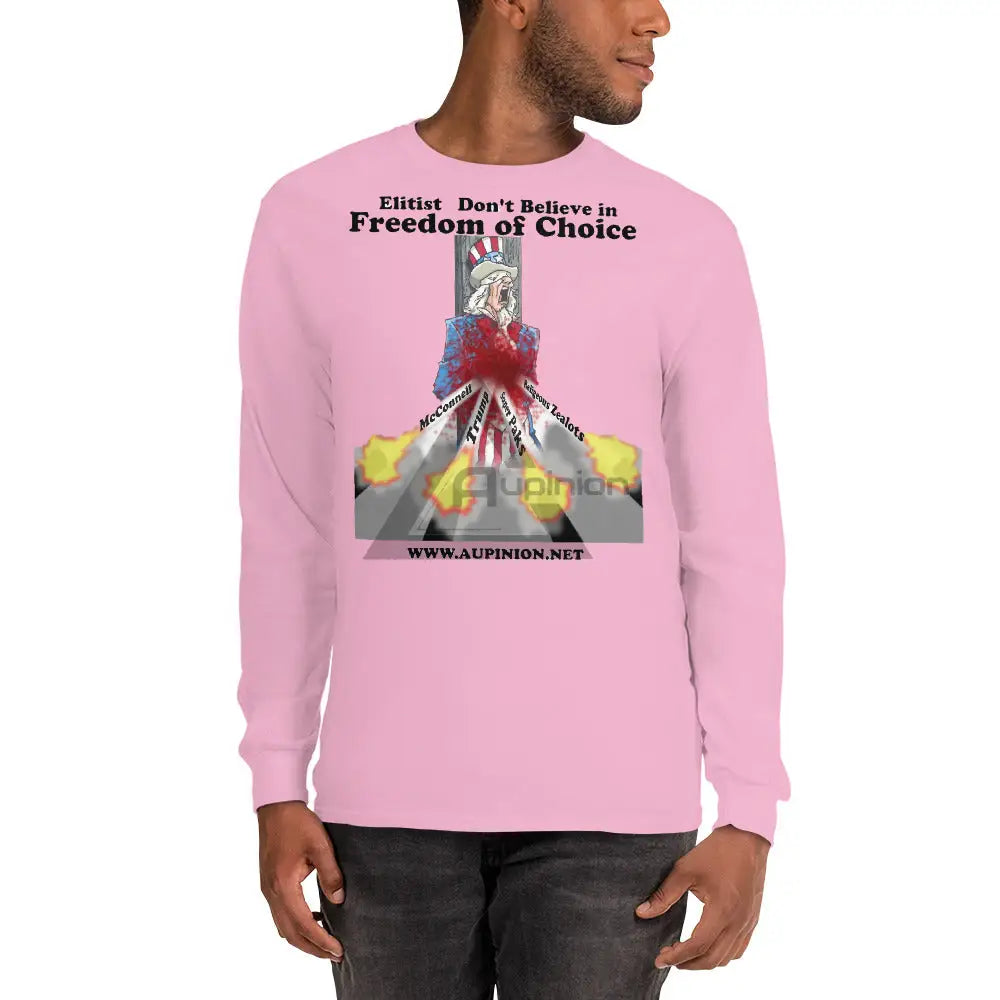 Uncle Sam Long Sleeve Shirt Light Pink / S