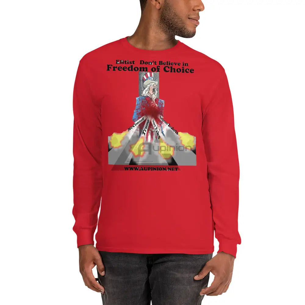 Uncle Sam Long Sleeve Shirt Red / S