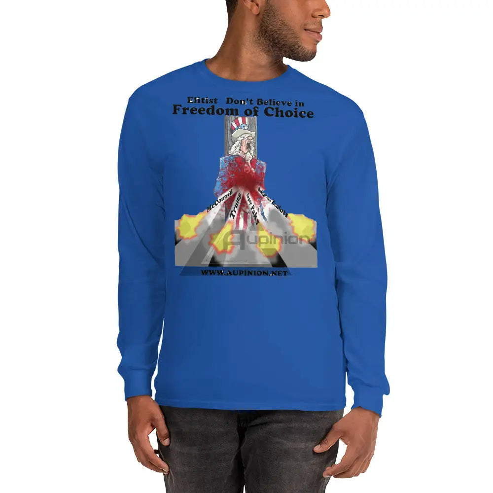 Uncle Sam Long Sleeve Shirt Royal / S