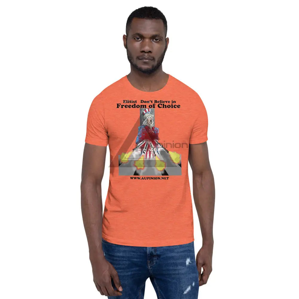 Uncle Sam Short-Sleeve T-Shirt Heather Orange / S