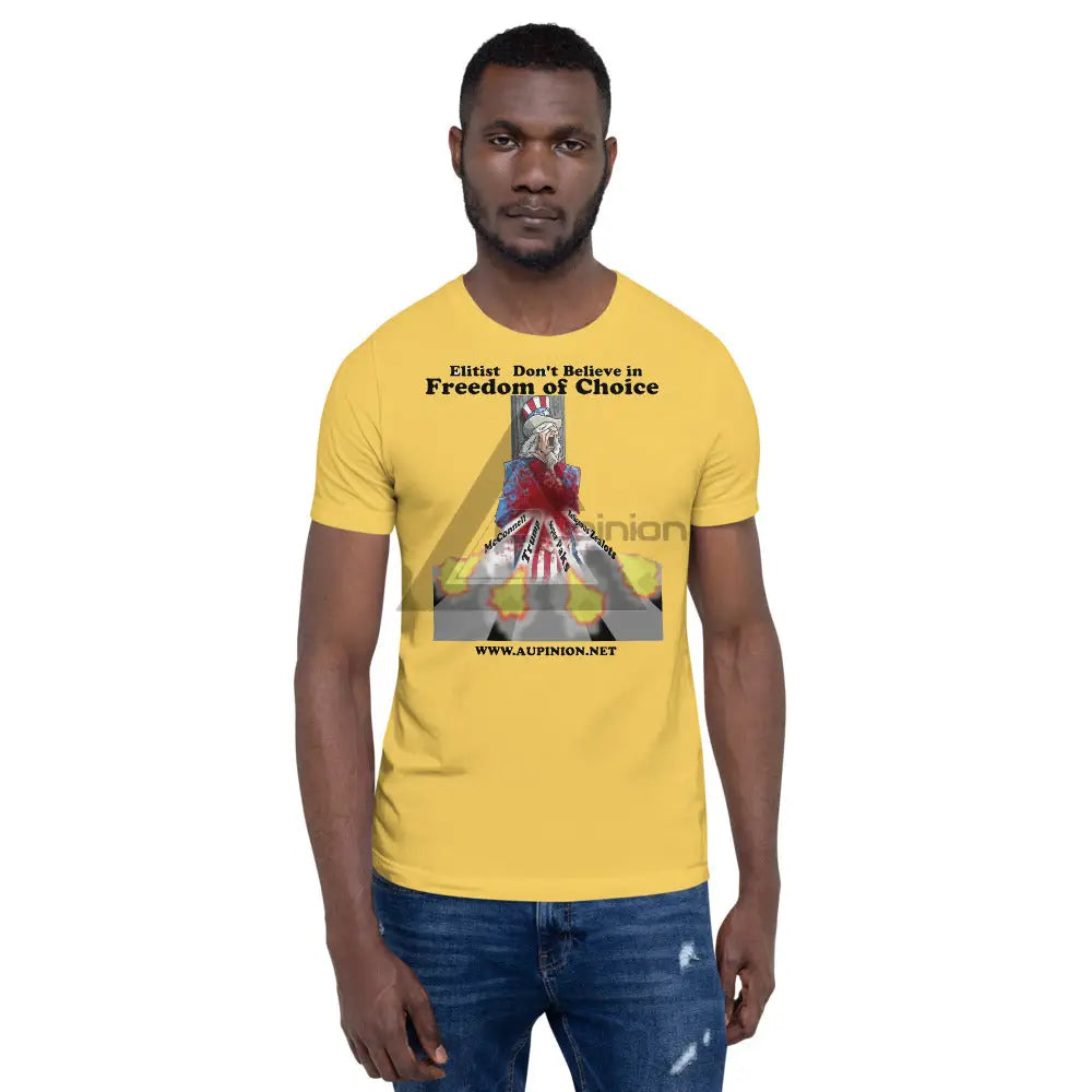 Uncle Sam Short-Sleeve T-Shirt Yellow / S