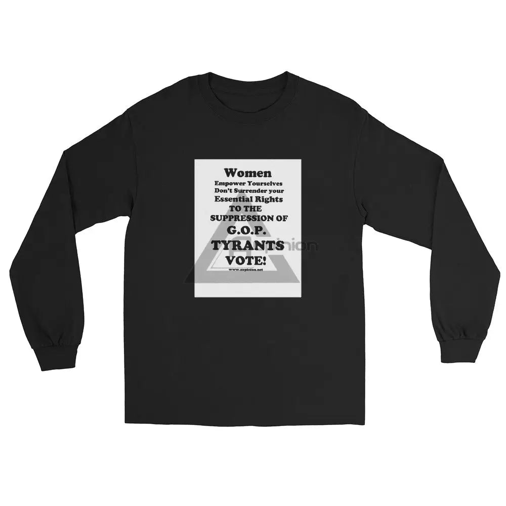 Woman Power Long Sleeve Black / S