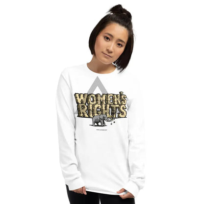 Womens Rights Long Sleeve Shirt White / S