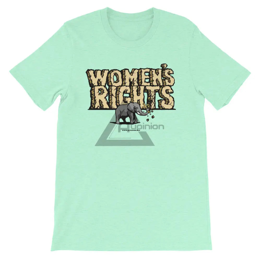 Womens Rights Short-Sleeve T-Shirt Heather Mint / S