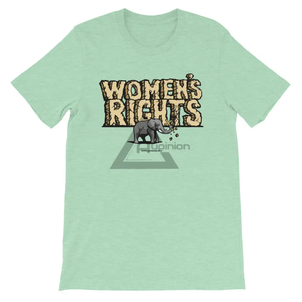 Womens Rights Short-Sleeve T-Shirt Heather Prism Mint / Xs