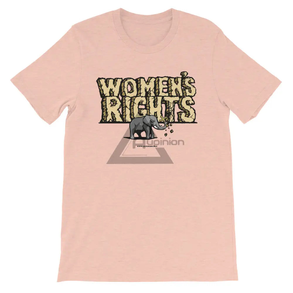 Womens Rights Short-Sleeve T-Shirt Heather Prism Peach / Xs