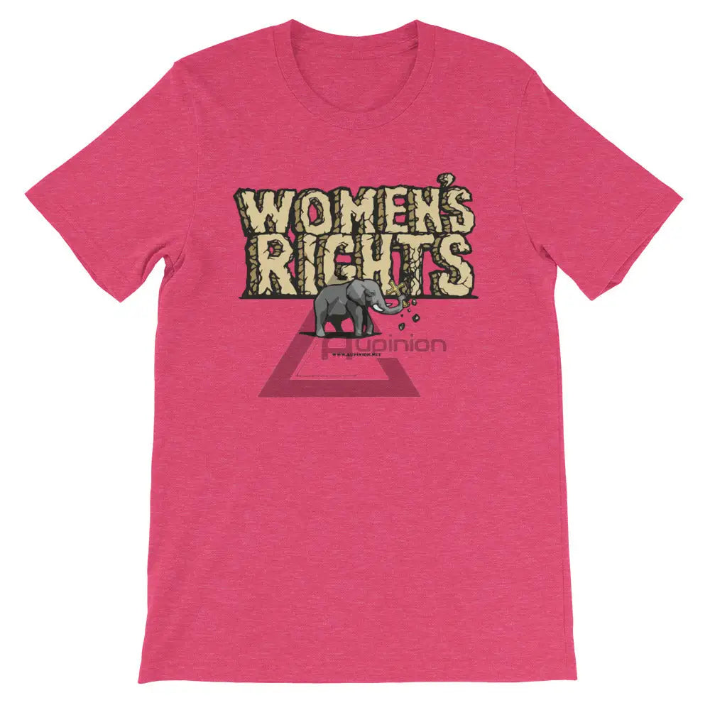 Womens Rights Short-Sleeve T-Shirt Heather Raspberry / S