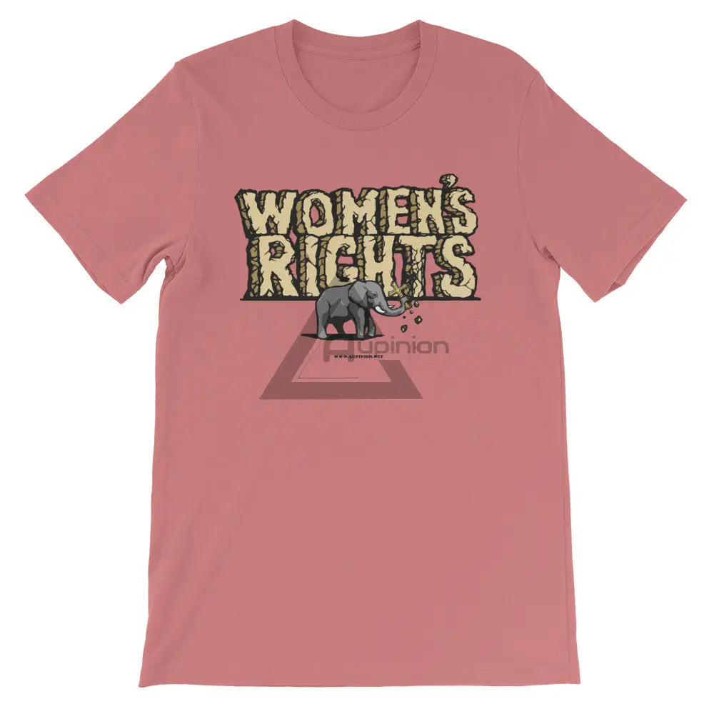 Womens Rights Short-Sleeve T-Shirt Mauve / S