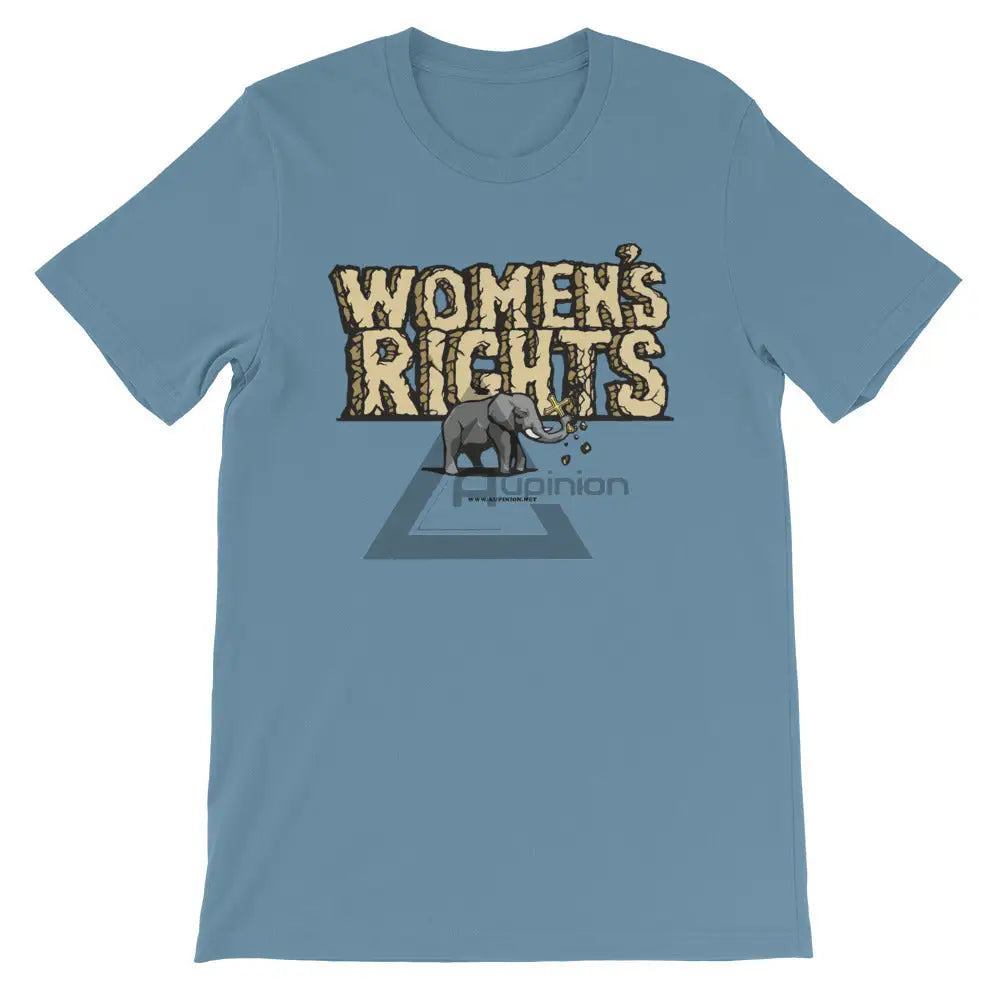 Womens Rights Short-Sleeve T-Shirt Steel Blue / S